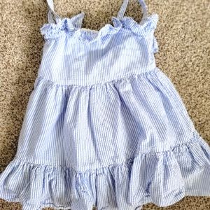 Polo Ralph Lauren light blue ruffle dress 3T